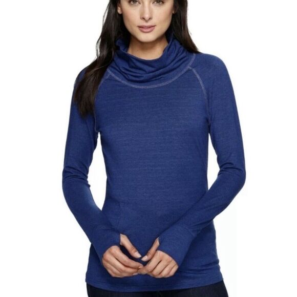 Kuhl Alea Cowl Neck Pullover Sweatshirt XS Blue - Picture 1 of 10